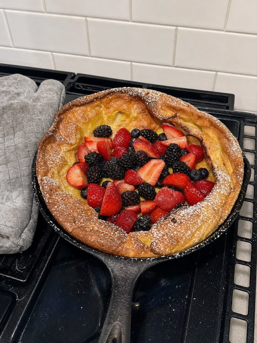 Lemon Berry Dutch Baby, a recipe from Bloomplate 250