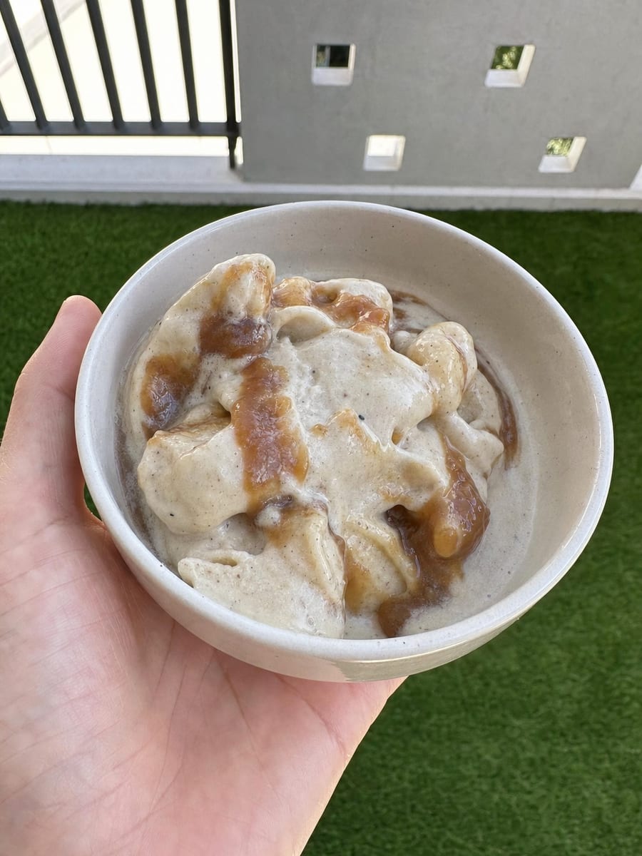 Salted Date Caramel Nice Cream, a recipe from Bloomplate 250